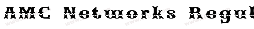 AMC Networks Regular字体转换